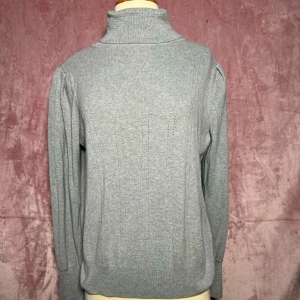 Womens Ann Taylor Turtle Neck LongSleeve Size L